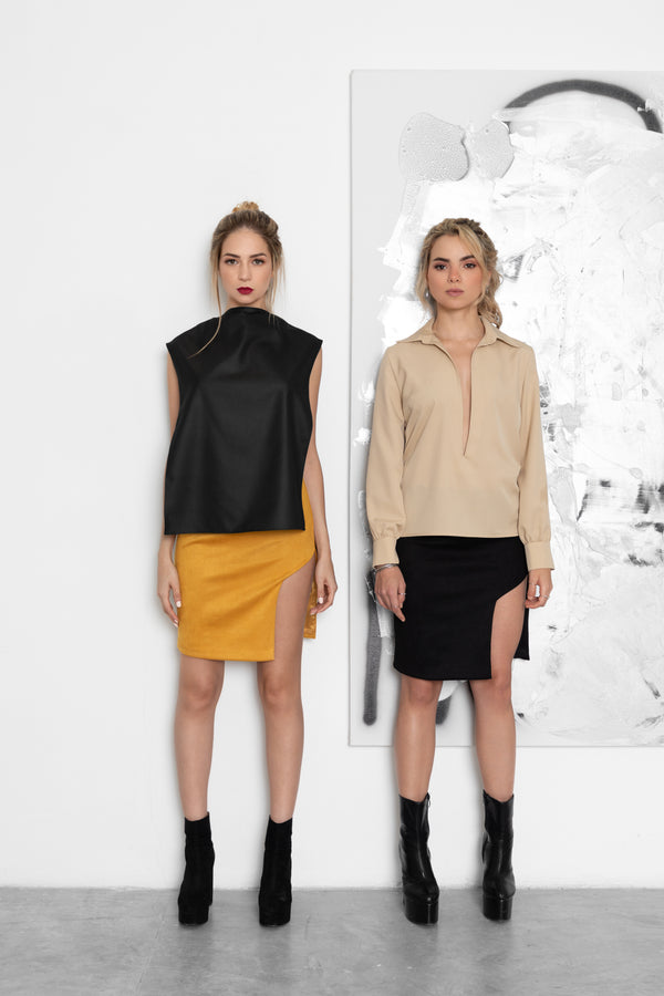 TECNO SUEDE SKIRT